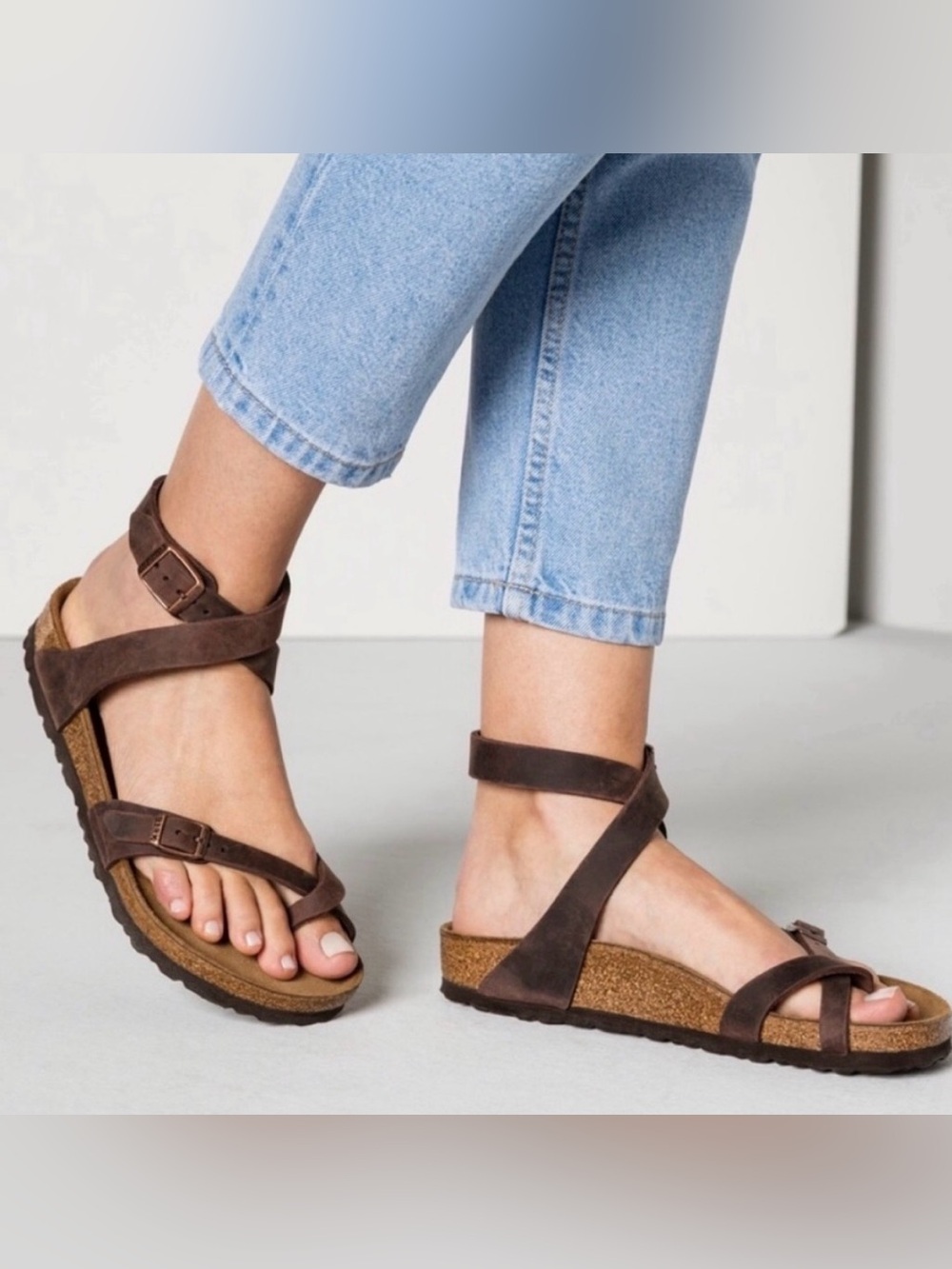 Birkenstock Yara Oiled Leather Sandals